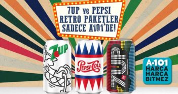 PEPSI VE 7UP “RETRO” PAKETLERI A 101’DE TÜKETICILERLE BULUŞACAK!