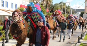 BODRUM DEVE GÜREŞİ FESTİVALİ KORTEJ YÜRÜYÜŞÜ İLE BAŞLADI