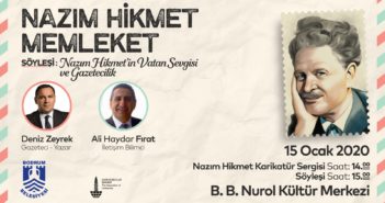 VATAN ŞAİRİ NAZIM HİKMET BODRUM’DA ANILIYOR